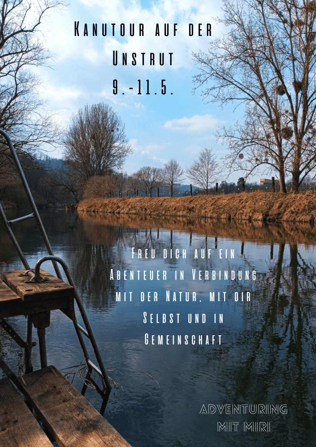 Kanutour auf der Unstrut 9.-11. Mai&nbsp;2025